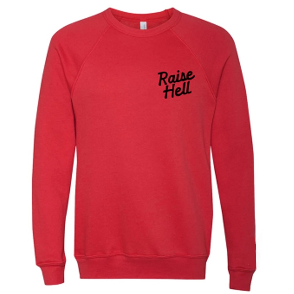 Golden Gems Raise Hell Sweatshirt Unisex Medium Red NWT